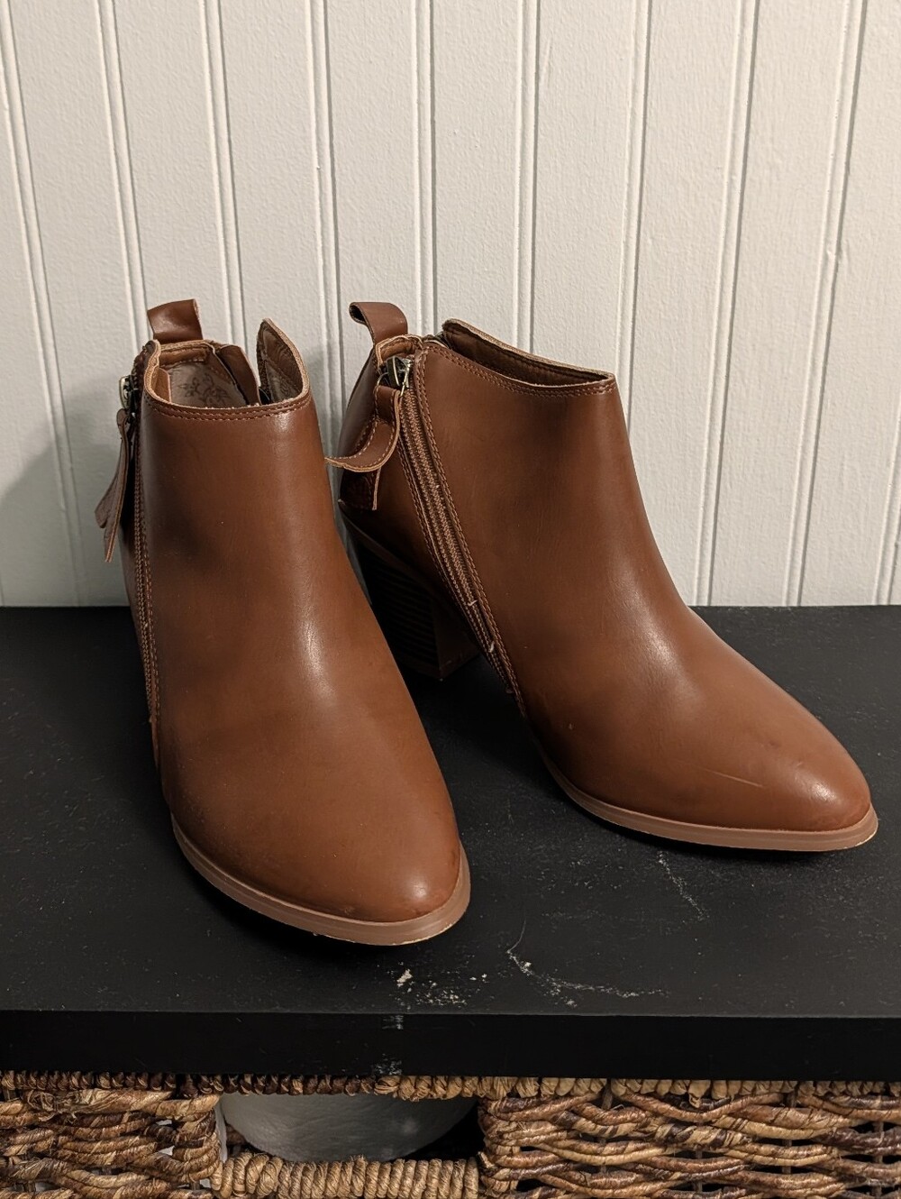 Size 6.5 4Belle Icons Bootie Disney Women’s Brown Leather Ankle Boots